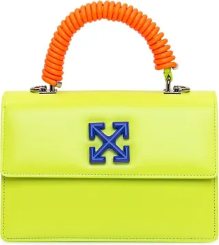 Off-White Logo Plaque Fold-Over Tote Bag