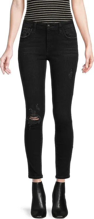 Skinny Fit Distressed Jeans