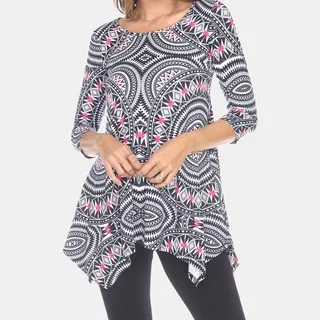 White Mark Maji Tunic - Red