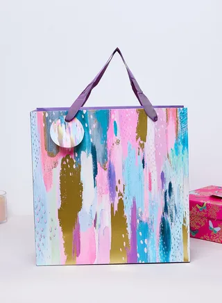 Colour Collage Large Bag