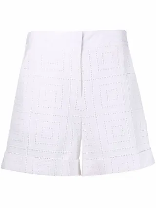 Organic Cotton Broderie Anglaise Shorts