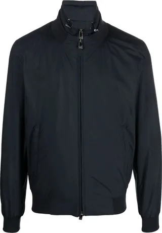 Zipped Bomber Jacket