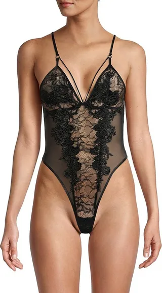 Mesh & Lace G-String Teddy