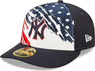 Men's New Era Navy New York Yankees 2022 4th of July Low Profile 59FIFTY Fitted Hat