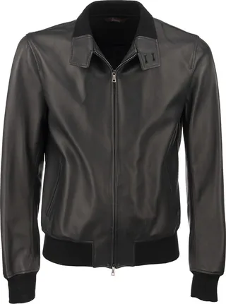 Etere-slim - Genuine Lambskin Leather Jacket