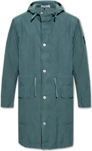 Stone Island Drawstring Hooded Parka