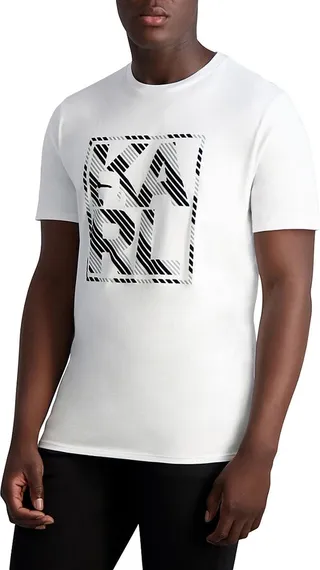 Striped Logo Tee