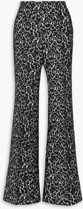 Brooke lace and crepe flared pants