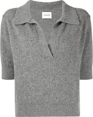 Cashmere-Blend Knitted Top
