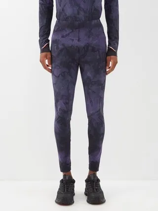 Camouflage-print Jersey Leggings