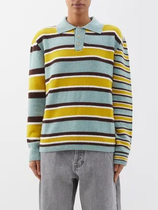 Striped Cashmere Top