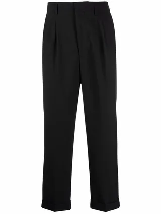 Tapered Cropped Trousers