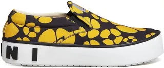 Floral-Print Slip-On Sneakers
