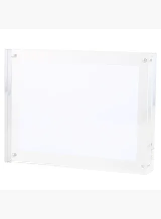 Acrylic Magnetic Photo Frame, 114 x 24 x 150 mm, M, Clear
