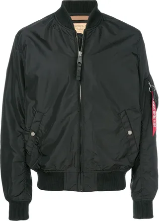 Black Bomber Jacket