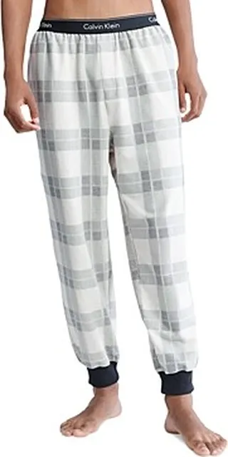 Calvin Klein Modern Holiday Textured Plaid Classic Fit Pajama Joggers