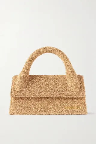 Jacquemus - Le Chiquito Long Bouclé Tote - Neutrals