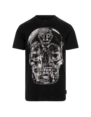 Black Skull Glass T-shirt