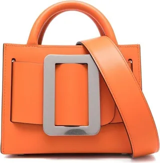 Bobby 18 Buckle Leather Tote Bag