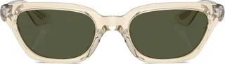 Transparent Cat-Eye Frame Sunglasses