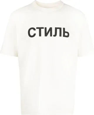 logo print short-sleeve T-shirt