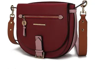 Drew Vegan Leather Color Block Women’s Shoulder Handbag