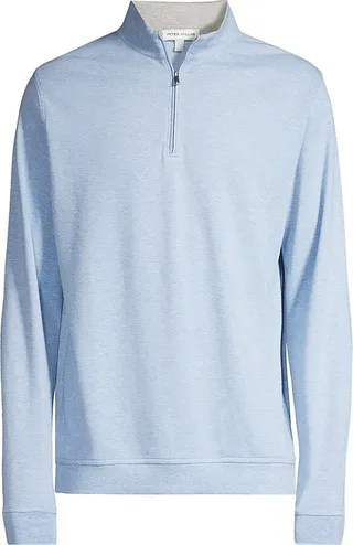 Crown Comfort Cotton Quarter-Zip Classic-Fit Pullover