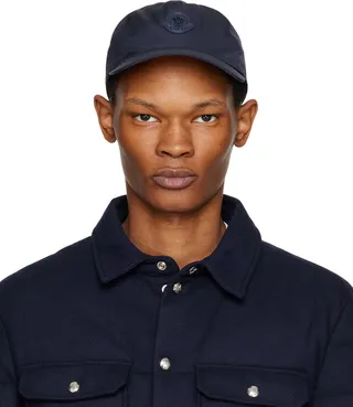Moncler Navy Patch Cap