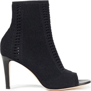 Stretch-mesh ankle boots