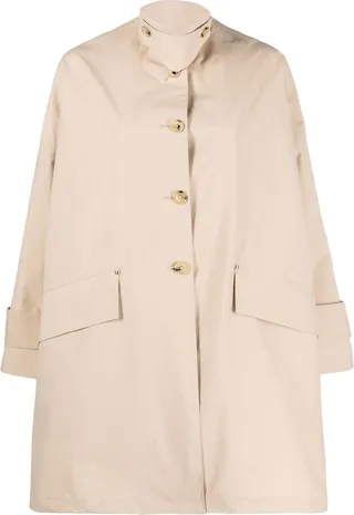 HUMBIE single-breasted overcoat
