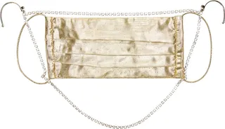 Crystal-Embellished Face Mask