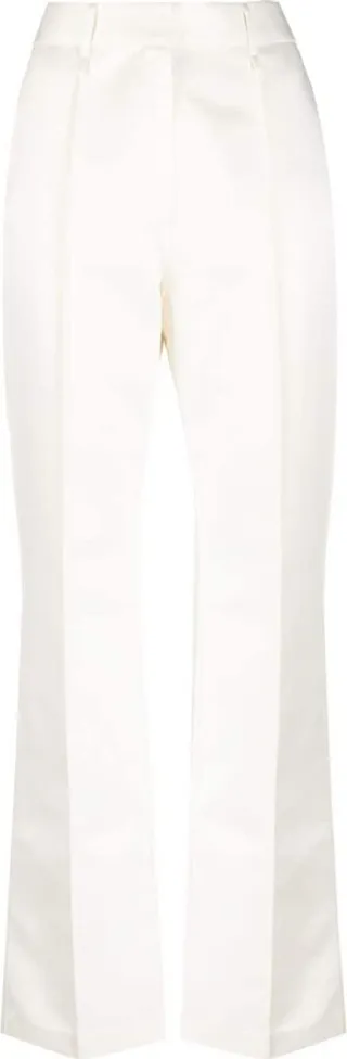 Recycled Polyester High-Waisted Trousers