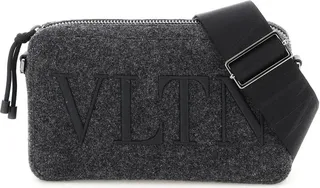 Valentino Garavani Vltn Felt Crossbody Bag
