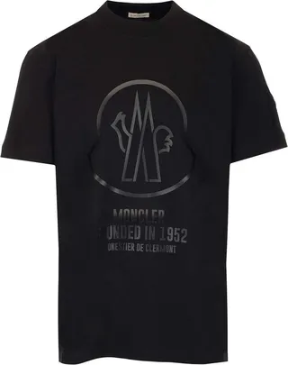 Moncler Logo Printed Crewneck T-Shirt