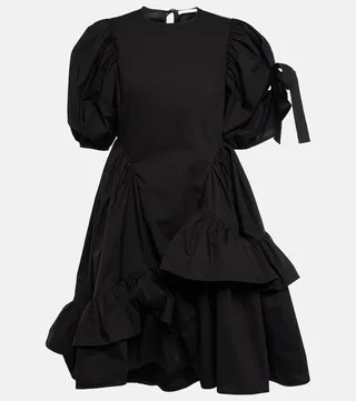 Danita ruffled cotton minidress