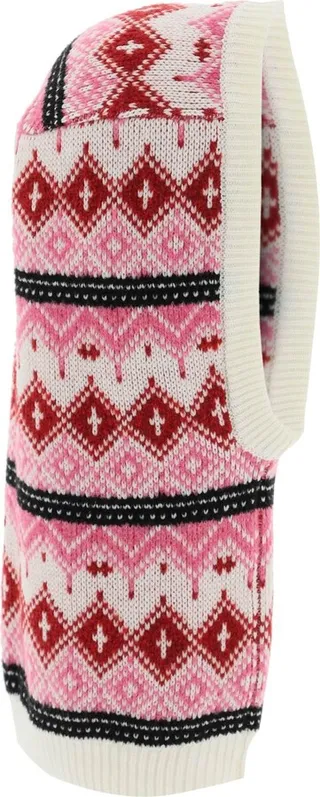Magda Butrym Fair Isle Jacquard Knit Balaclava
