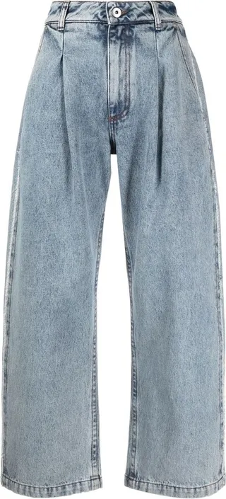 High-Waisted Wide-Leg Jeans