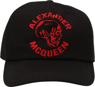 Alexander McQueen Logo Embroidered Baseball Cap
