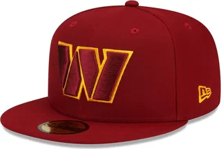 Men's New Era Burgundy Washington Commanders Team Basic 59Fifty Fitted Hat