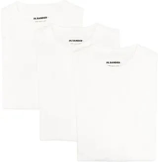 logo-patch crew-neck T-shirt