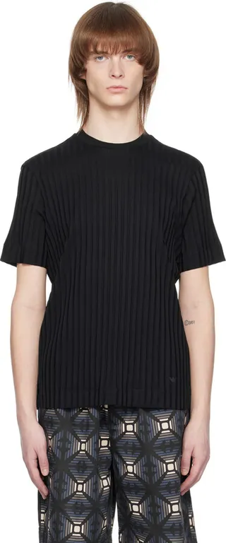Emporio Armani Navy Crewneck T-Shirt