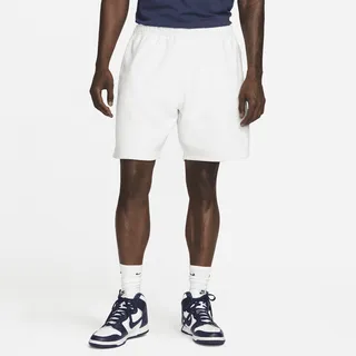 Nike Unisex Solo Swoosh Fleece Shorts in Grey