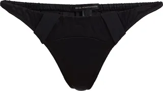 Silk-Blend Suspender Thong