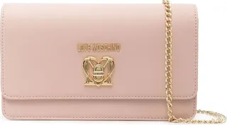 Heart Logo-Plaque Crossbody Bag