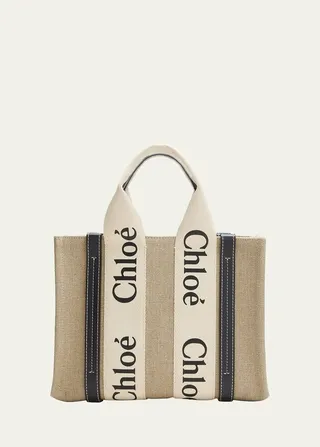 Woody Small Eco Linen Tote Bag