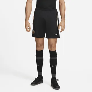 Chelsea FC Strike Nike Men's Dri-FIT Knit Soccer Shorts in Black
