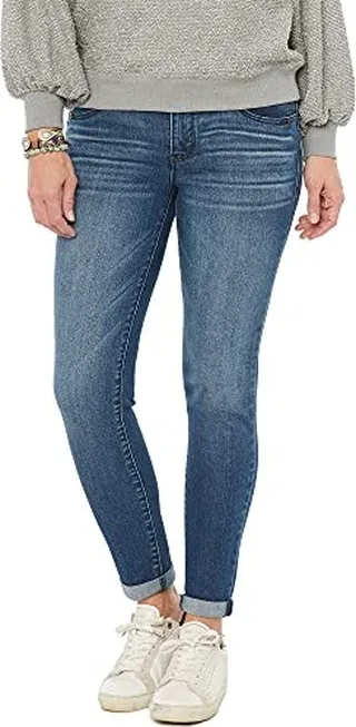 Democracy womens Democracy Women's Plus-size "Ab"solution Ankle Skimmer Jeans