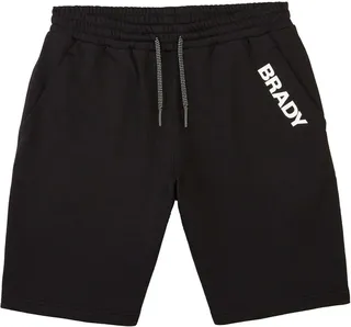 Men's Brady Black Wordmark Fleece Shorts