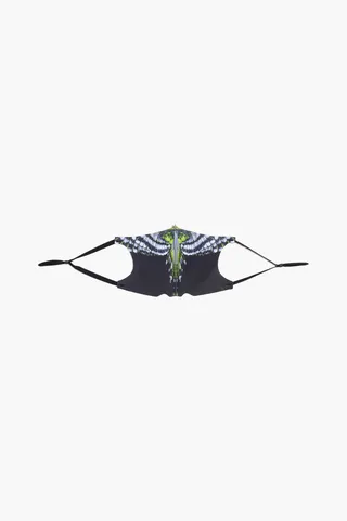 Birds Wings printed knitted face mask