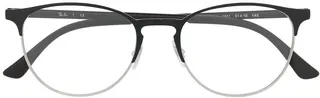 Clear-Lens Wayfarer Glasses